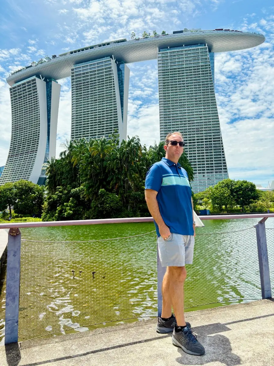 Justin in Singapore