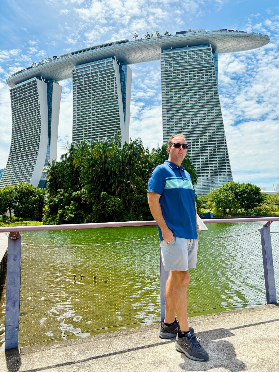 Justin in Singapore