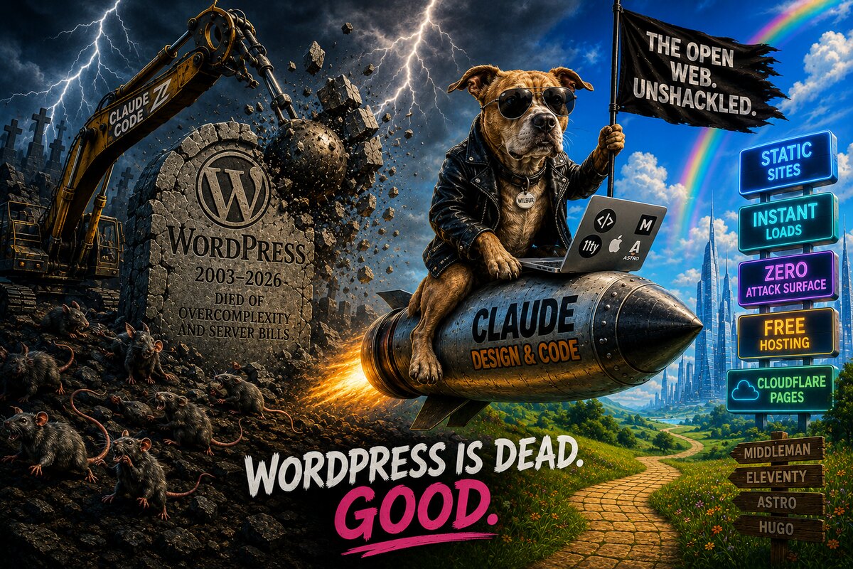 WordPress is dead. Good.